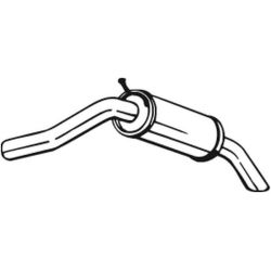 Galinis duslintuvas BOSAL 211-003