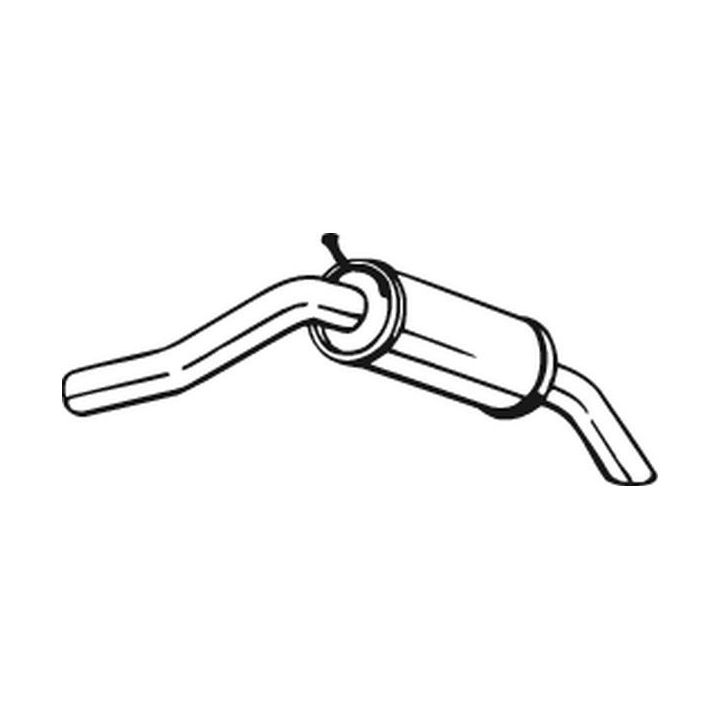 Galinis duslintuvas BOSAL 211-003