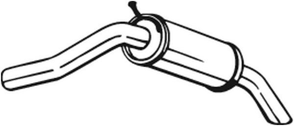 Galinis duslintuvas BOSAL 211-003