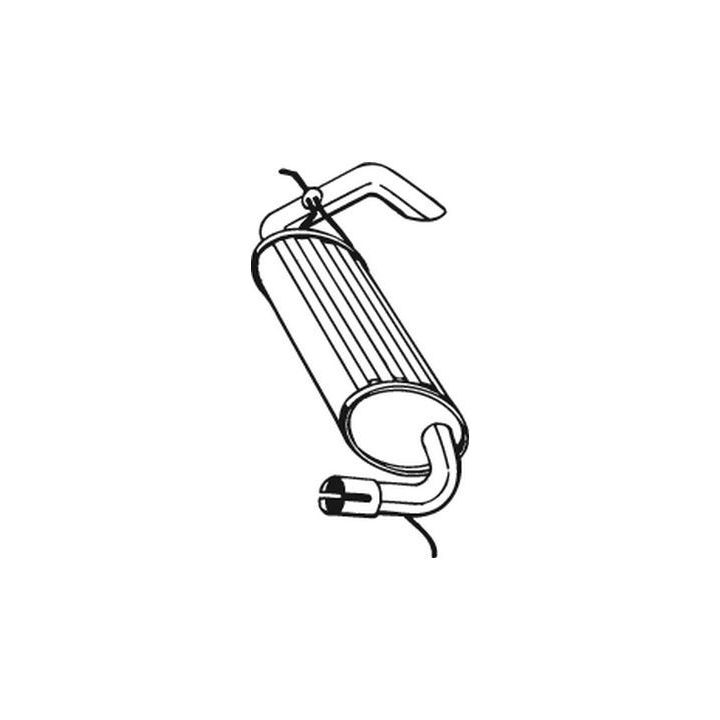 Galinis duslintuvas BOSAL 211-393