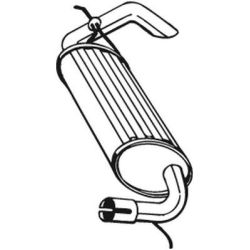 Galinis duslintuvas BOSAL 211-395