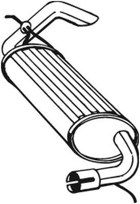 Galinis duslintuvas BOSAL 211-403