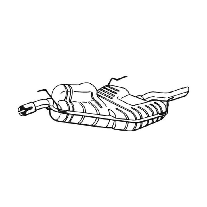 Galinis duslintuvas BOSAL 215-001