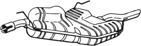 Galinis duslintuvas BOSAL 215-001