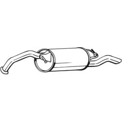 Galinis duslintuvas BOSAL 228-045