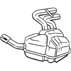 Galinis duslintuvas BOSAL 247-041