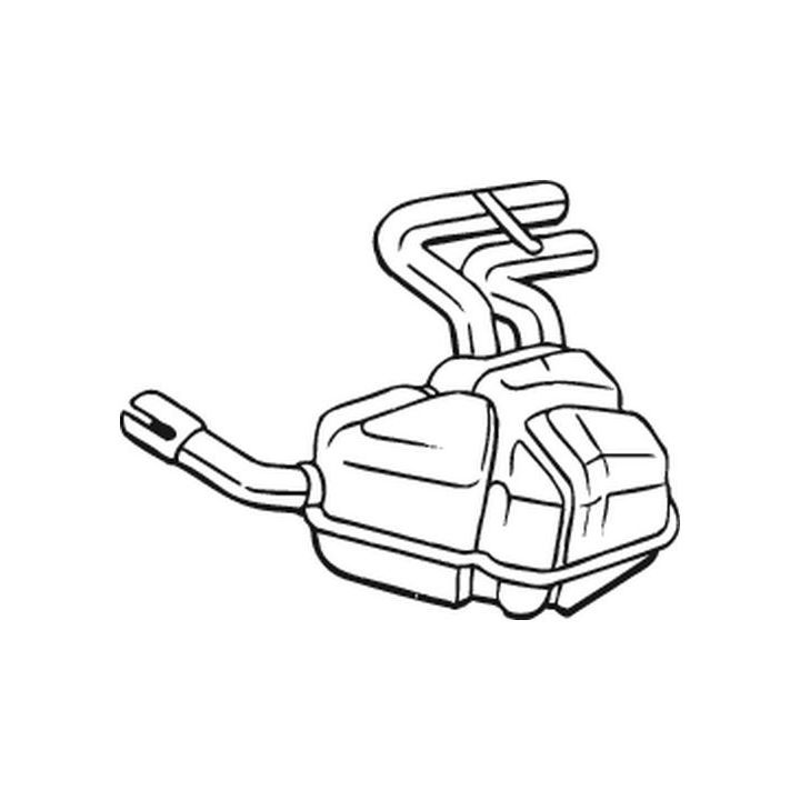 Galinis duslintuvas BOSAL 247-041