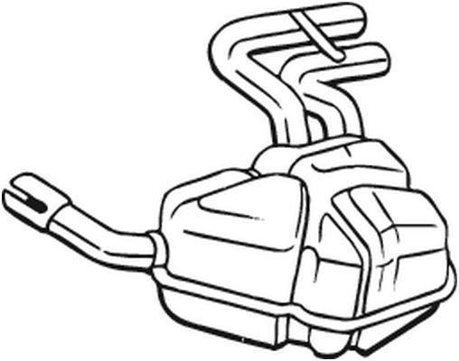 Galinis duslintuvas BOSAL 247-041