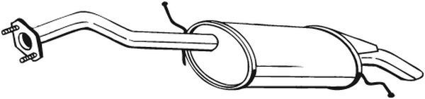 Galinis duslintuvas BOSAL 278-125