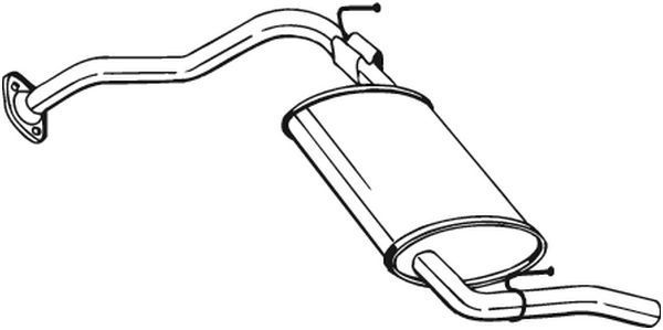 Galinis duslintuvas BOSAL 278-603