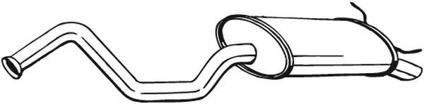 Galinis duslintuvas BOSAL 278-769