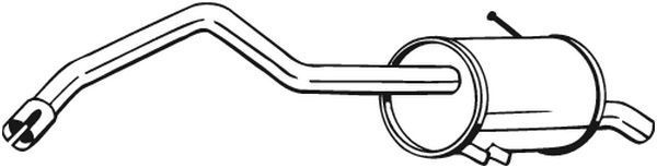 Galinis duslintuvas BOSAL 278-803