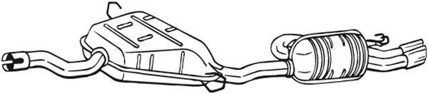 Galinis duslintuvas BOSAL 279-351