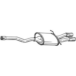 Galinis duslintuvas BOSAL 279-493