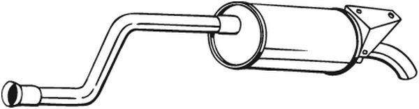 Galinis duslintuvas BOSAL 279-953