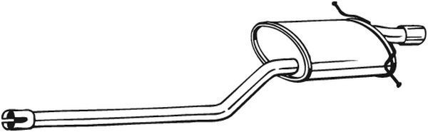 Galinis duslintuvas BOSAL 280-241