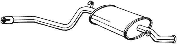 Galinis duslintuvas BOSAL 280-327