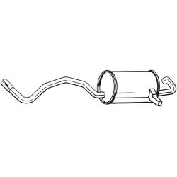 Galinis duslintuvas BOSAL 280-813