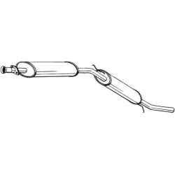 Galinis duslintuvas BOSAL 281-643