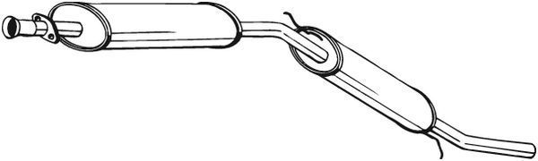 Galinis duslintuvas BOSAL 281-643