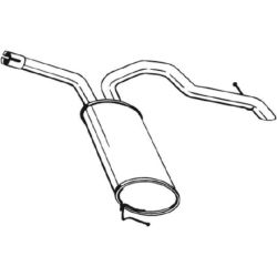 Galinis duslintuvas BOSAL 281-877