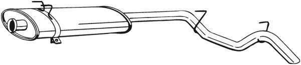 Galinis duslintuvas BOSAL 281-943