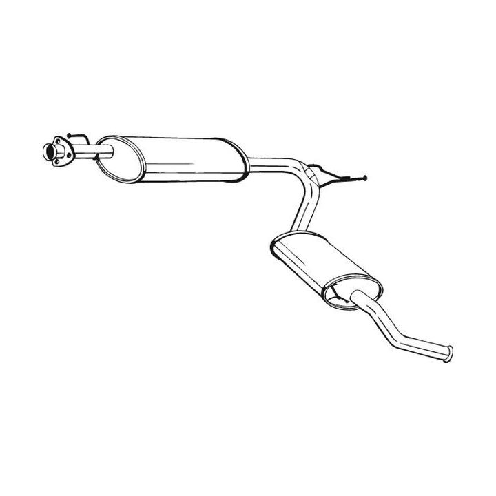 Galinis duslintuvas BOSAL 283-581