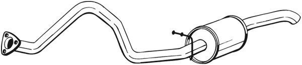 Galinis duslintuvas BOSAL 284-067