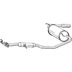 Galinis duslintuvas BOSAL 284-567