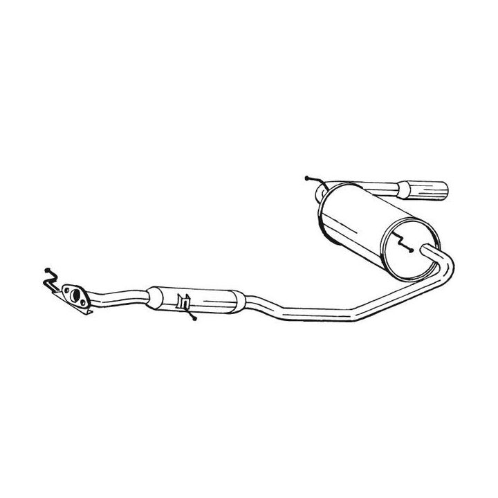 Galinis duslintuvas BOSAL 284-567