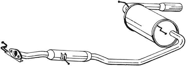 Galinis duslintuvas BOSAL 284-567