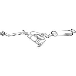 Galinis duslintuvas BOSAL 286-017