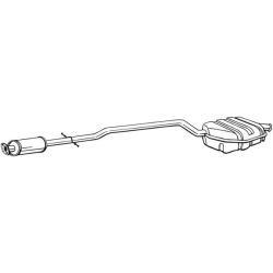 Galinis duslintuvas BOSAL 290-159