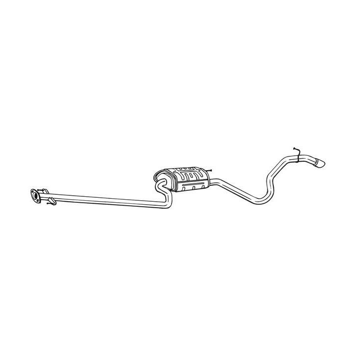 Galinis duslintuvas BOSAL 291-035