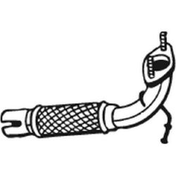 Lanksti žarna, išmetimo sistema BOSAL 703-113