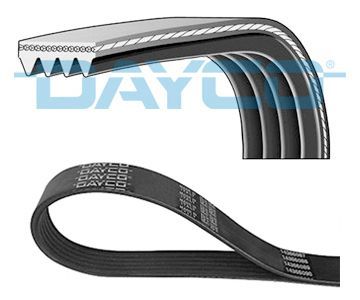 V formos rumbuoti diržai DAYCO 4PK1415