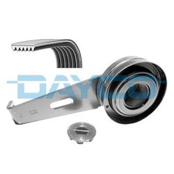 V formos rumbuotas diržas, komplektas DAYCO KPV049