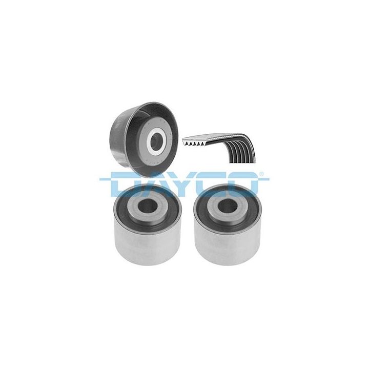 V formos rumbuotas diržas, komplektas DAYCO KPV050