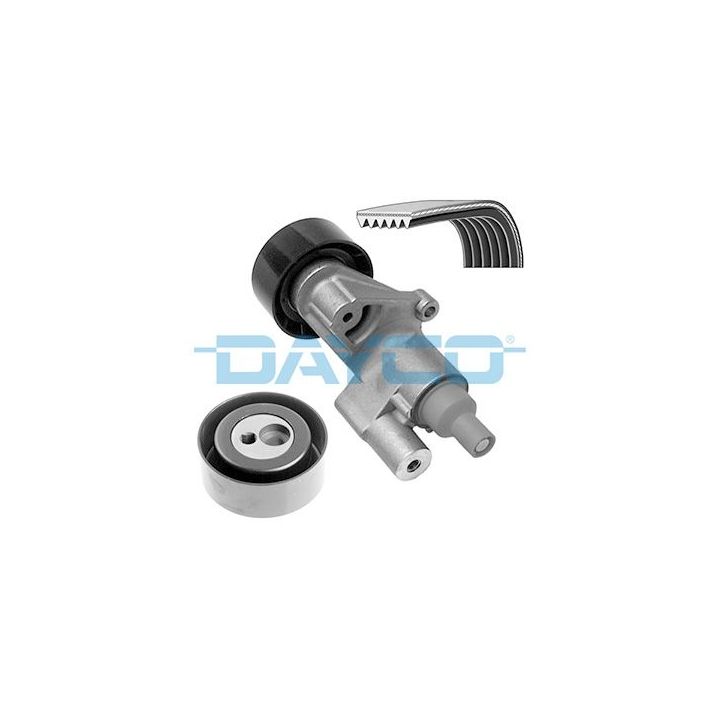 V formos rumbuotas diržas, komplektas DAYCO KPV053