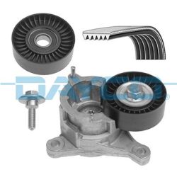 V formos rumbuotas diržas, komplektas DAYCO KPV057