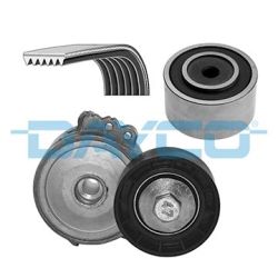 V formos rumbuotas diržas, komplektas DAYCO KPV100