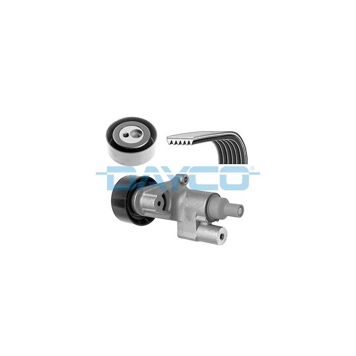 V formos rumbuotas diržas, komplektas DAYCO KPV105