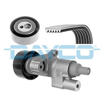 V formos rumbuotas diržas, komplektas DAYCO KPV105