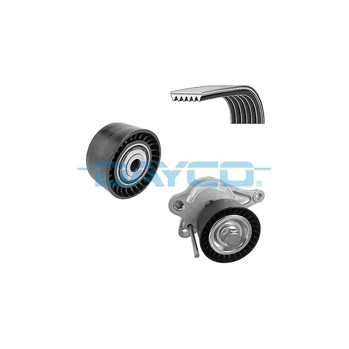 V formos rumbuotas diržas, komplektas DAYCO KPV1143