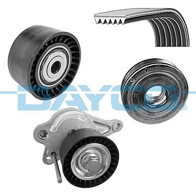 V formos rumbuotas diržas, komplektas DAYCO KPV1144