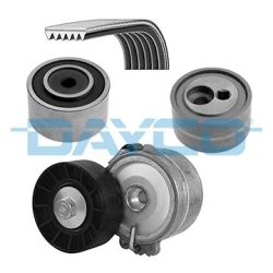 V formos rumbuotas diržas, komplektas DAYCO KPV121