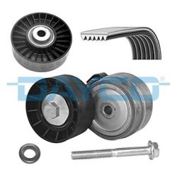 V formos rumbuotas diržas, komplektas DAYCO KPV134