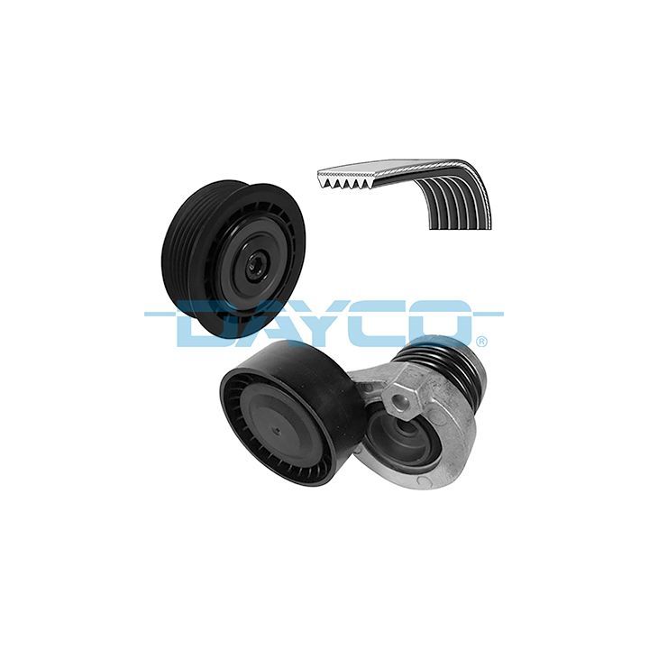 V formos rumbuotas diržas, komplektas DAYCO KPV1429