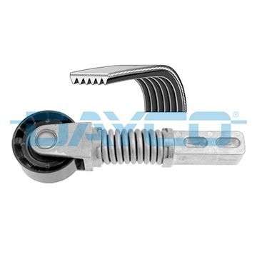 V formos rumbuotas diržas, komplektas DAYCO KPV151