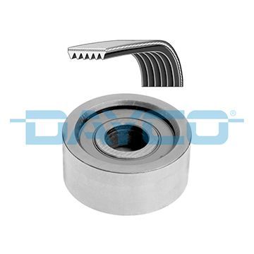 V formos rumbuotas diržas, komplektas DAYCO KPV154